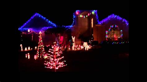 2012 CHRISTMAS LIGHTS OUTSIDE THE HOUSE BLINKING - YouTube