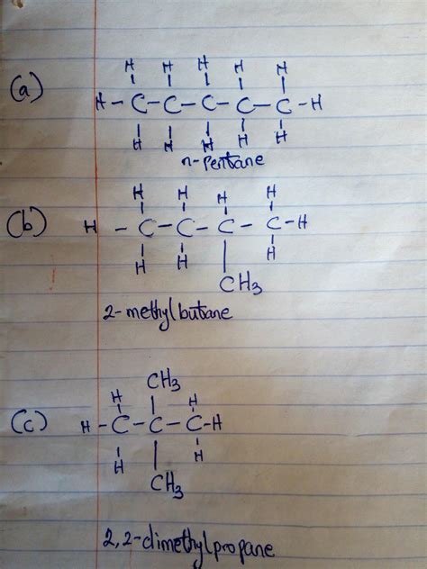 Three Structural Isomers Have The Formula C5H12 Draw The, 58% OFF