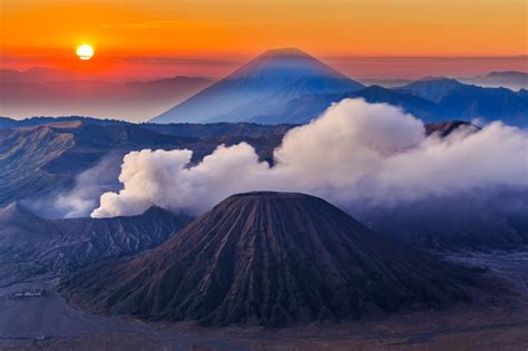 Bromo, The Sunrise at The Peaks of Java