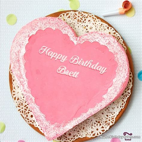 Happy Birthday Brett Cakes, Cards, Wishes