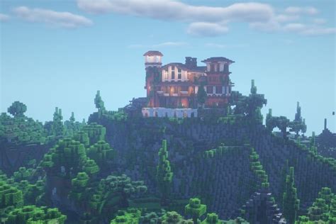 Spanish villa + Vineyard Minecraft Map