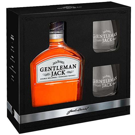 Jack Daniel's Gentleman Jack Box Set - 2 glasses included - 40% - Jack ...