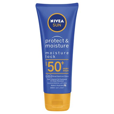 Nivea Protect & Moisture Sunscreen Lotion Spf50+ 100mL | Amals Discount Chemist