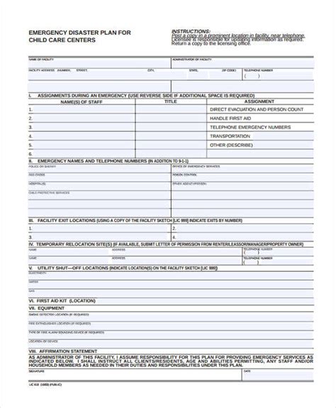 10+ Disaster Plan Templates - Free Sample, Example Format Download