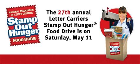 Stamp Out Hunger Food Drive Coming May 11 - District of Columbia newsroom - About.usps.com