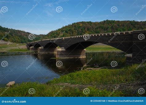 Edersee Bridge Coloured Rainbow Royalty-Free Stock Photo | CartoonDealer.com #77863569