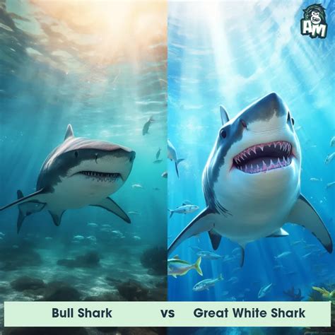 Bull Shark vs Great White Shark: See Who Wins | Animal Matchup