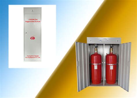 70L Single Cabinet Type FM200 Gas Fire Extinguisher for Server Room