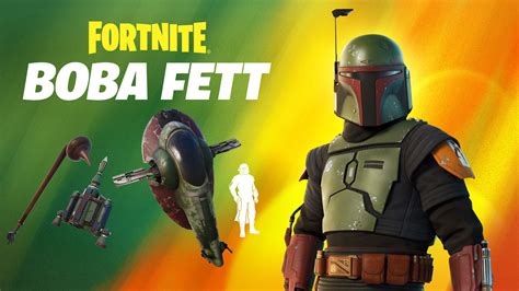 Boba Fett Fortnite Skin Green Yellow Shades Background HD Fortnite ...