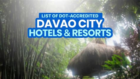 List of DOT-Accredited Hotels & Resorts in DAVAO CITY | The Poor Traveler Itinerary Blog