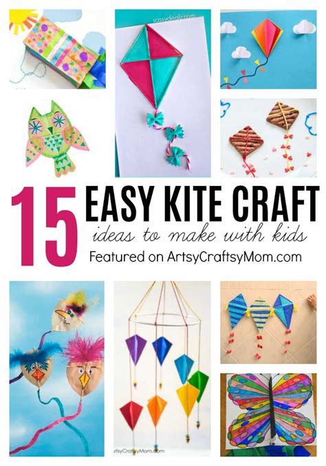 15 Easy Kite Craft Ideas for Kids - Artsy Craftsy Mom