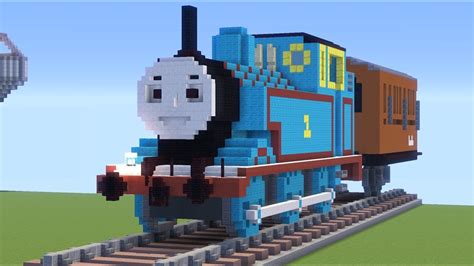 Minecraft Thomas the Tank Engine with Annie and Clarabel Build - YouTube