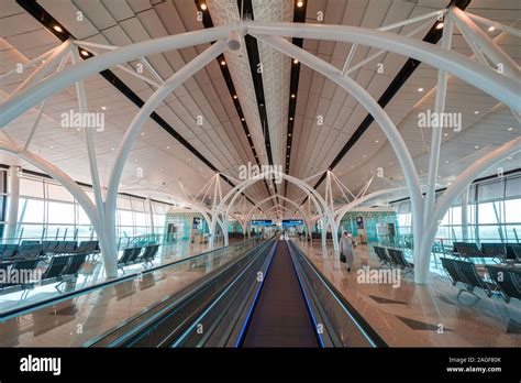 Interior view of the brand new Terminal 1 at the King Abdulaziz ...