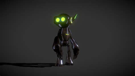 Simple Robot Character 3D Model | lupon.gov.ph