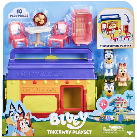 Bluey Takeaway Transforming Playset - Walmart.com