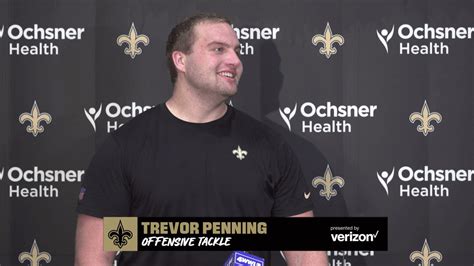 Trevor Penning talks technique, film study | Saints Training Camp 2022