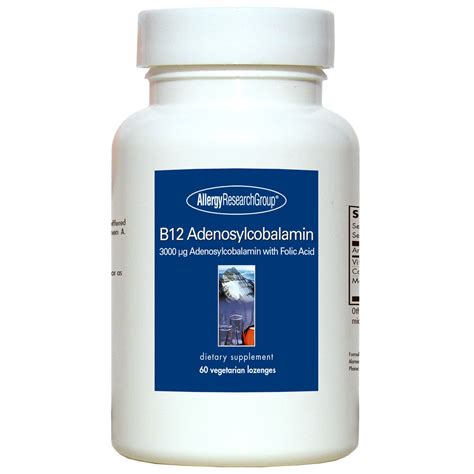 Buy B12 Adenosylcobalamin 3,000mcg - 60 lozenges Online in Canada ...