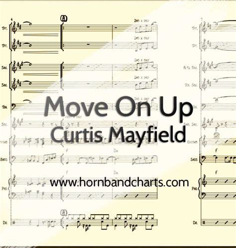 Move On Up horn chart - Curtis Mayfield PDF download