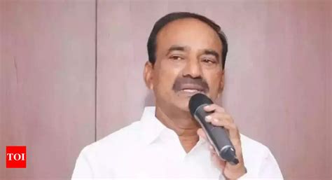 Bjp: BJP to field ex-Telangana Minister Etela Rajender in Huzurabad Assembly by-poll | India ...