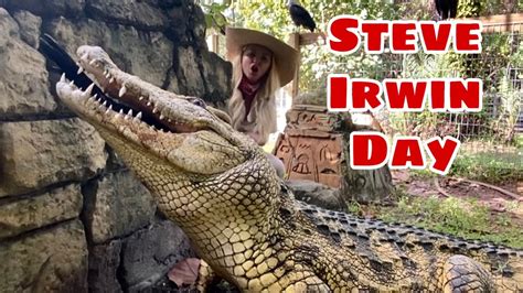 Feeding Colossal Sized Crocodiles on Steve Irwin Day! - YouTube