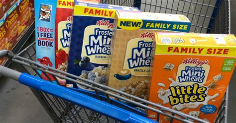 $2/4 Kellogg’s Cereals Coupon = 40% Off Frosted Mini Wheats After Cash Back at Walmart