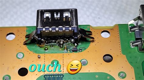 DIY gone Wrong . ps5 hdmi port, 10 missing broken pads. - YouTube