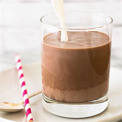 Chocolate Milk for One - Baking Mischief