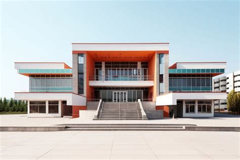 Modern school architecture building house. | Premium Photo - rawpixel