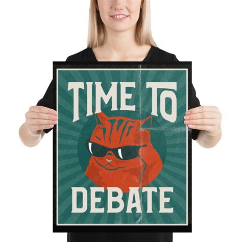 Debate poster funny debate 2020 gift debating gift debate | Etsy