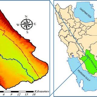 Location map of Kavar basin in Fars province of Iran | Download Scientific Diagram