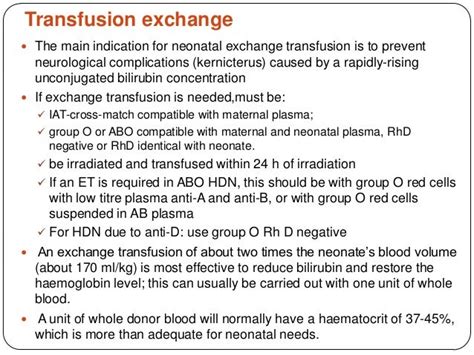 blood transfusion in neonates (British society of hematology)