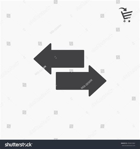 Arrow Icon Stock Vector (Royalty Free) 450601864 | Shutterstock