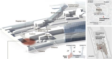 Map of the Domodedovo Airport Bombing - Moscow - Graphic - NYTimes.com