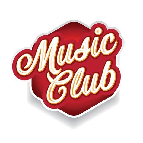 Music Club sign lettering vintage 5270570 Vector Art at Vecteezy