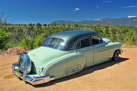 1950 Chevrolet Deluxe Passenger Side Rear View - Lowrider