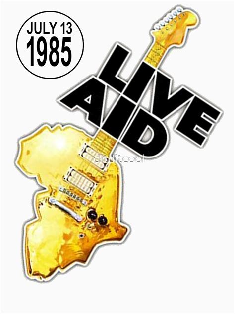 "Live Aid 1985" Long T-Shirt by ditditcool | Redbubble