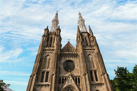 Jakarta Cathedral, a Roman Catholic cathedral located in Jakarta, Indonesia 27053939 Stock Photo ...