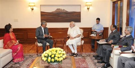 Former PM of Nepal Sher Bahadur Deuba calls on PM