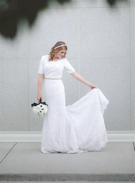 LDS Wedding Dresses, Mormon Wedding Gowns. Temple approved Wedding ...