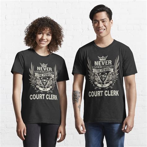 "COURT CLERK" T-shirt by Ephraimmarkus | Redbubble