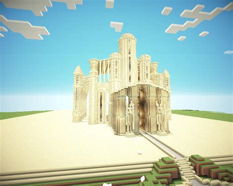 Huge Sandstone Temple (updated) Minecraft Map