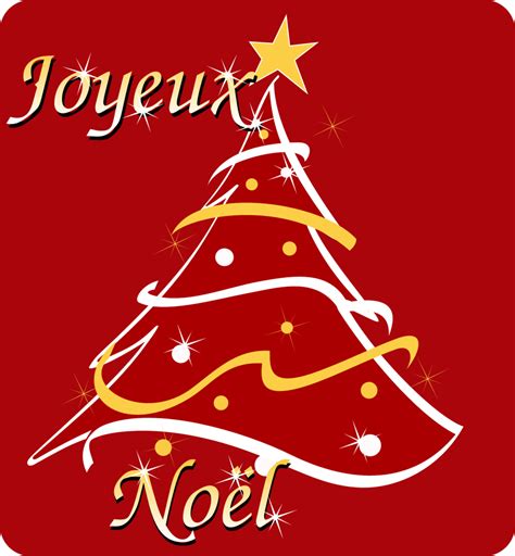 Public Domain Clip Art Image | Joyeux NoÃ«l - Merry Christmas in french | ID: 13920619214784 ...