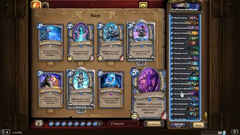 Hearthstone Knights of the Frozen Throne Mage Deck Builds - YouTube