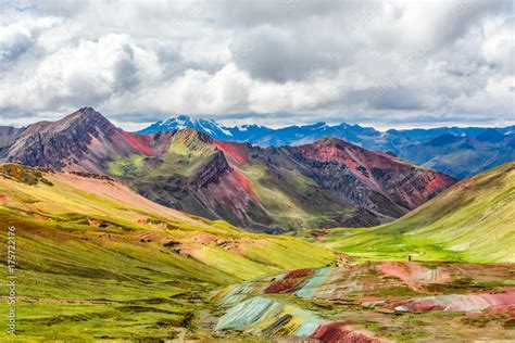 Vinicunca or Rainbow Mountain,Pitumarca, Peru Stock Photo | Adobe Stock