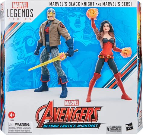 Marvel Legends Avengers 60th Anniversary Black Knight and Sersi