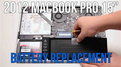 2012 Macbook Pro 15" A1286 Battery Replacement - YouTube