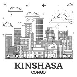 Kinshasa Skyline Vector Images (65)