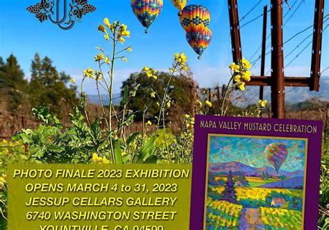 Napa Valley Mustard Celebration Events - Jessup Cellars | Winery Art Gallery