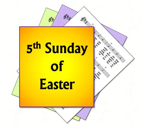 LiturgyTools.net: Hymns for the 5th Sunday of Easter - Year A (7 May 2023) - Catholic lectionary