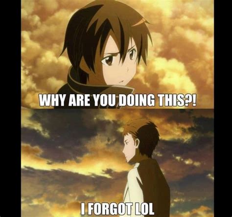 Top 15 Funny Sword Art Online Memes - MyAnimeList.net